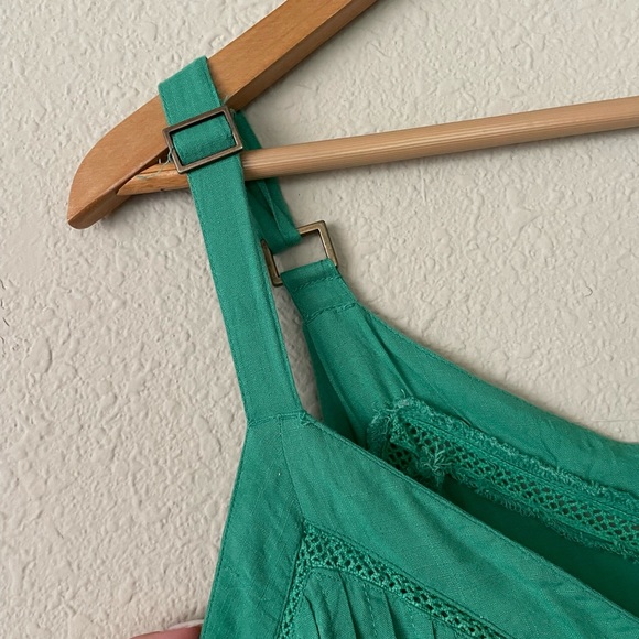 Green Wrap Dress Size L - Picture 10 of 10